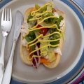 Open hotdog