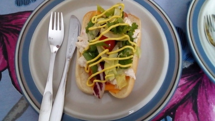 Open hotdog