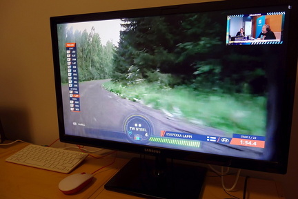 WRC All Live with Ralliradio in PIP