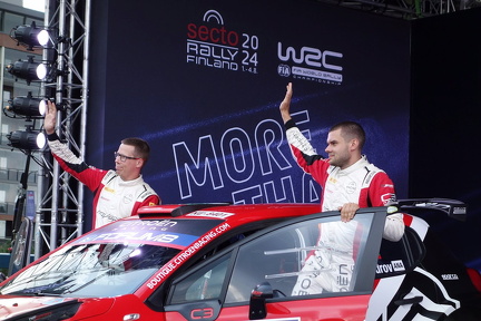 Secto Rally Finland avajaispäivä