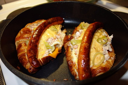 Chorizo croissant