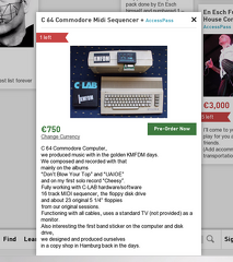 KMFDM's Commodore 64 was on sale