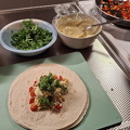 Fajitasten tekoa