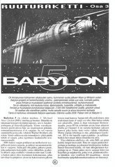 Tähtivaeltaja 4/95 Babylon 5 -artikkeli