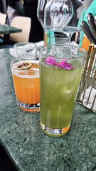 Kurkku- ja porkkana-mocktailit